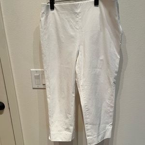 Talbots White Capris